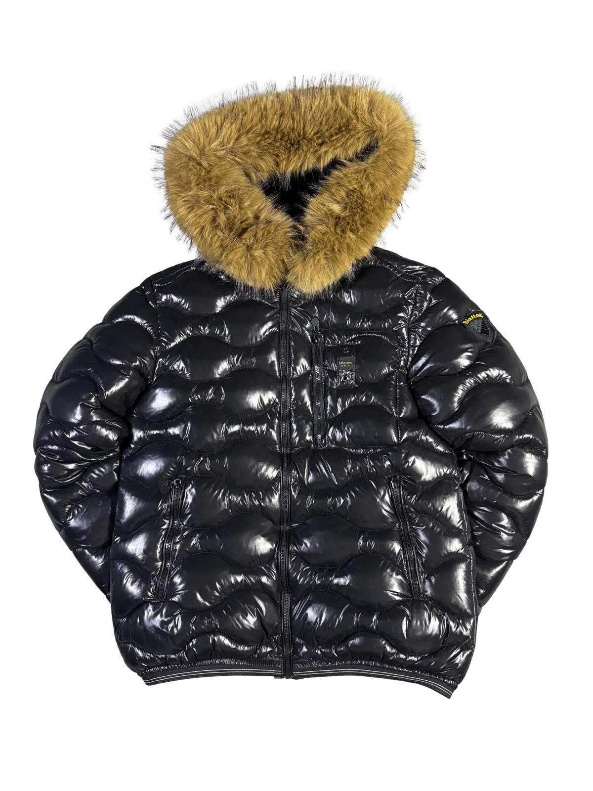 Blauer Jacke