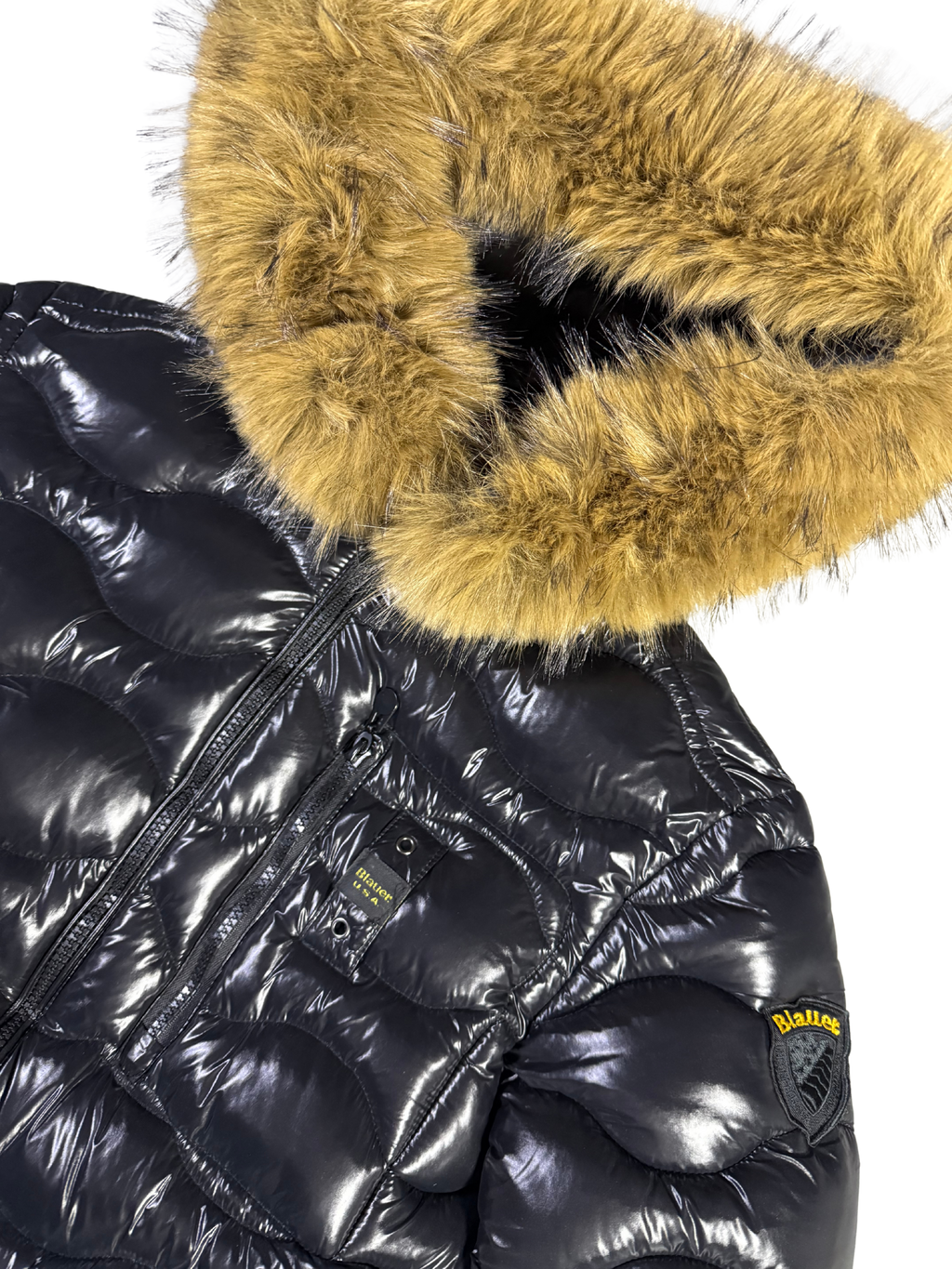 Blauer Jacke