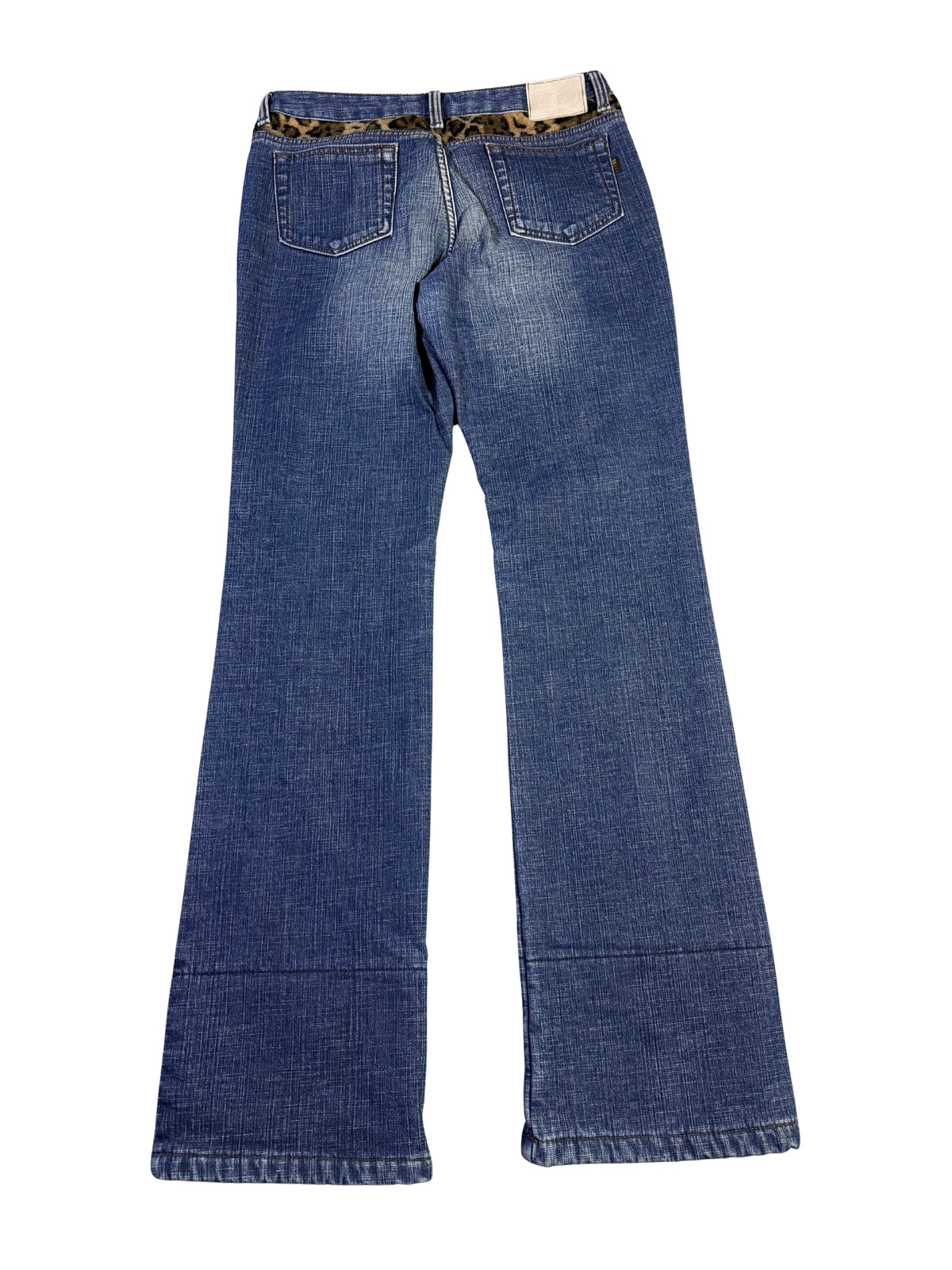 Leoparden Style Y2K Bootcut Jeans