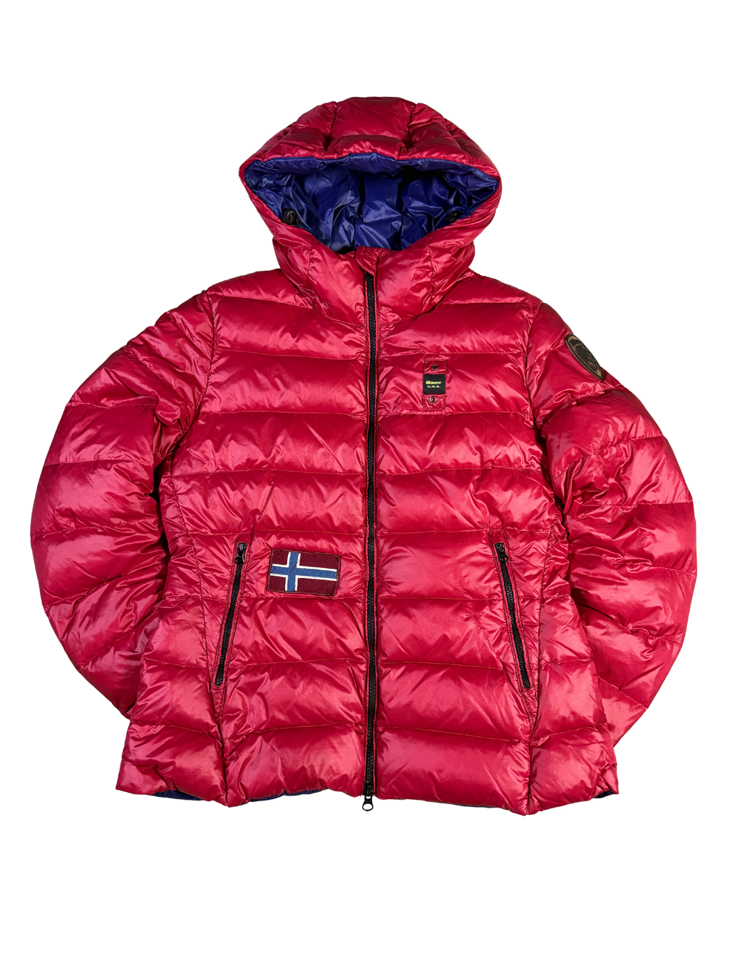 Blauer Jacke