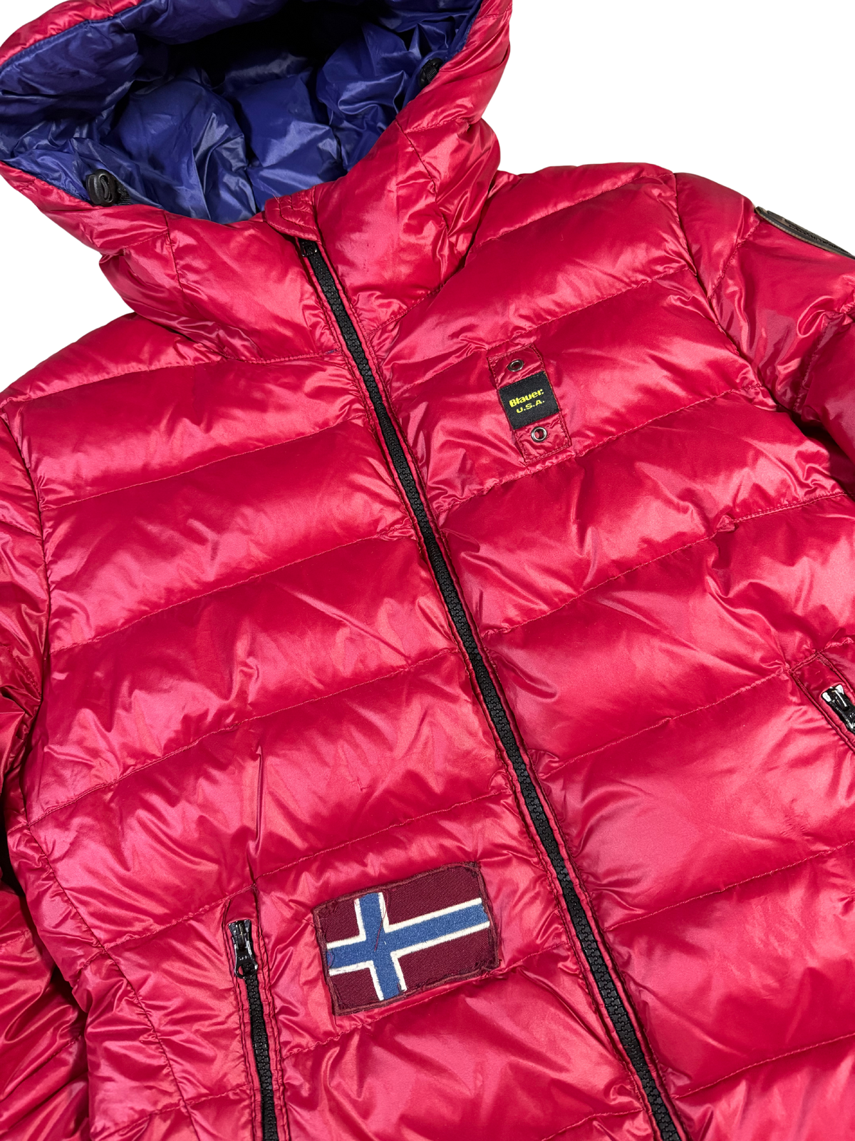 Blauer Jacke