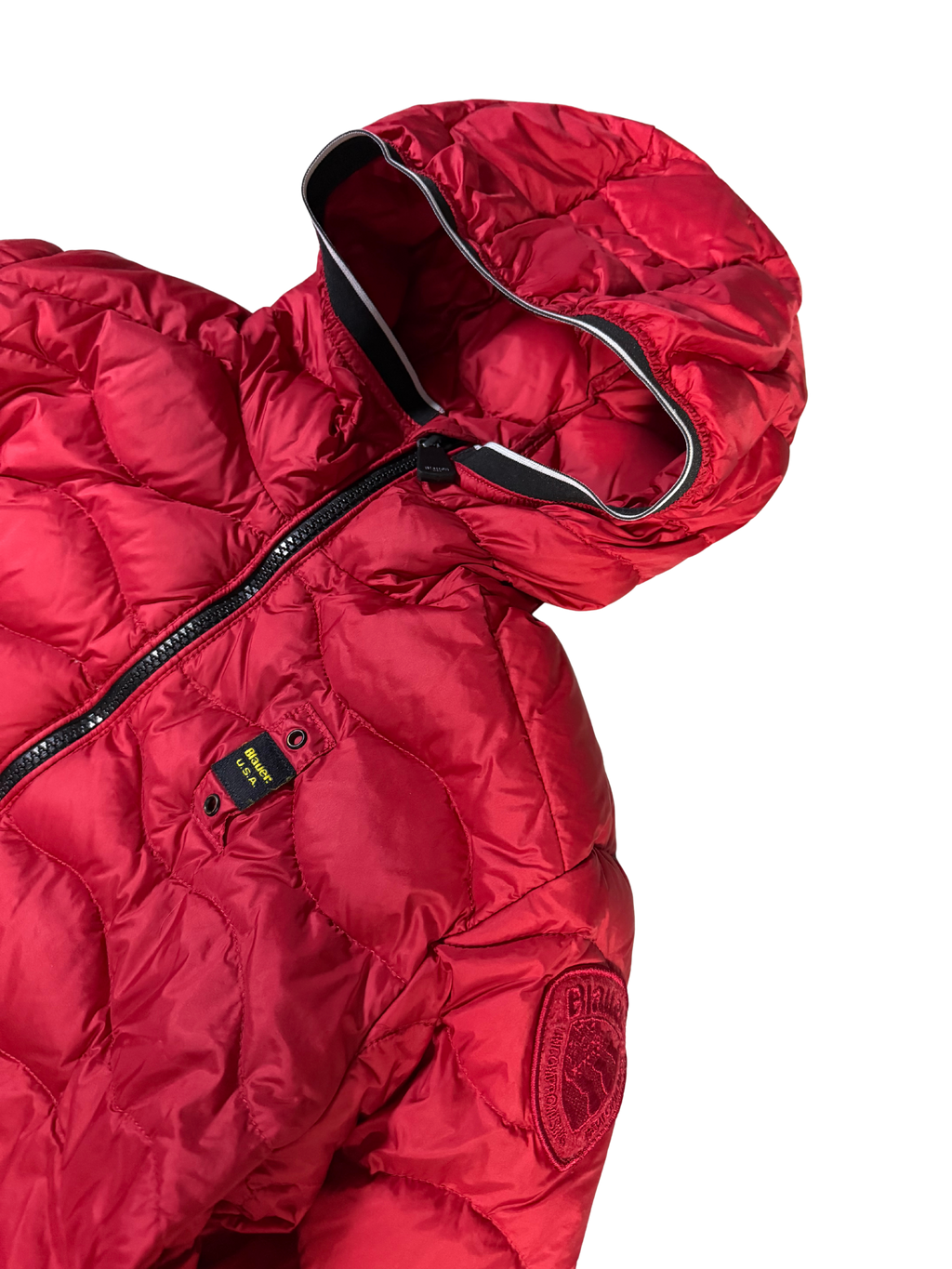 Blauer Jacke